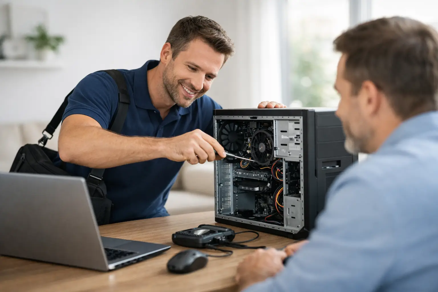 Computer Reparatur vor Ort ohne Stress