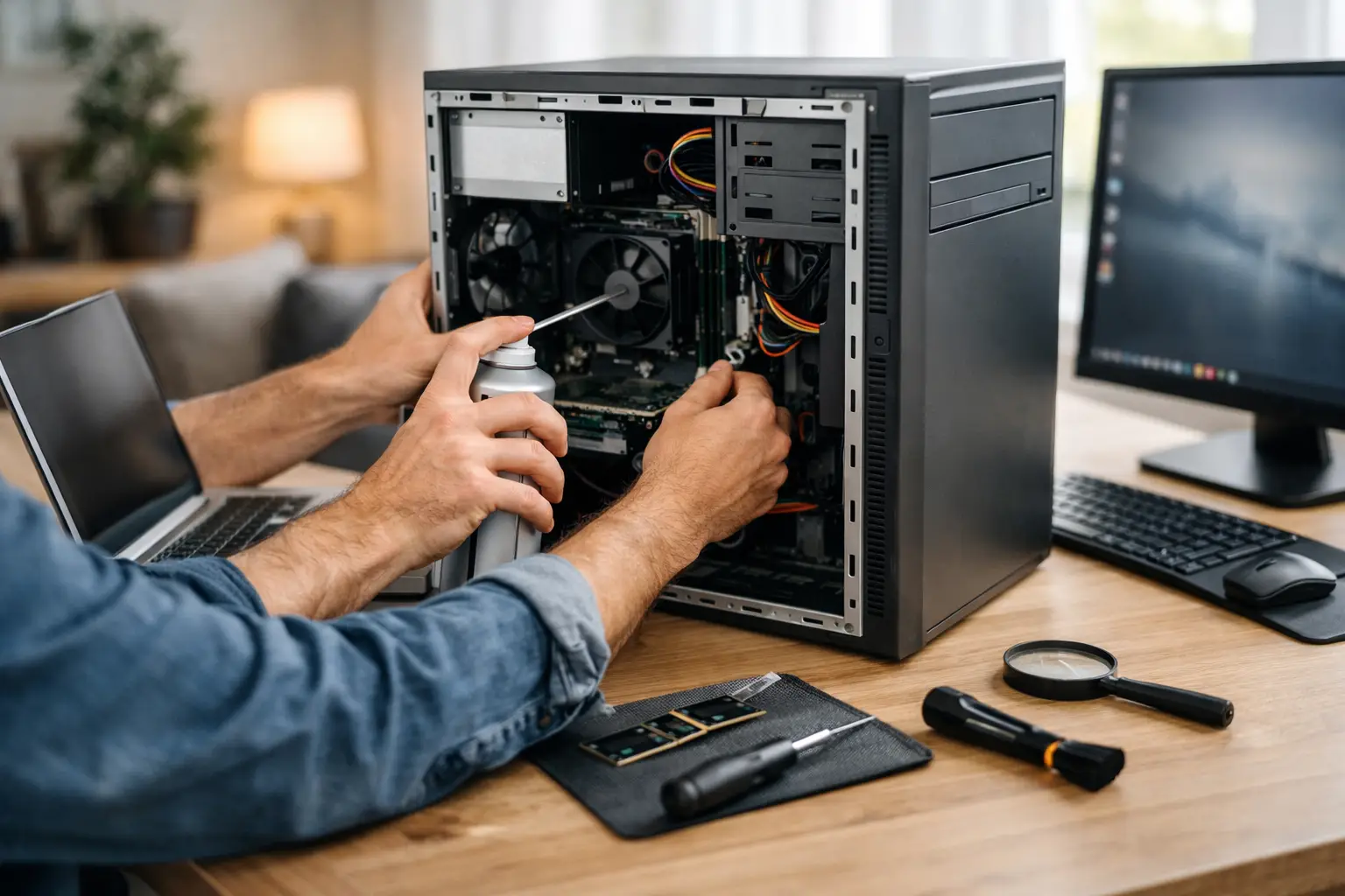 Regelmäßige Computer-Wartung zuhause